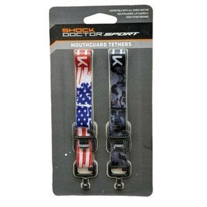Shock Doctor Sports Mouthguard Tethers 2 per pack New unopened ~FREE SHIPPING ~